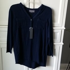 Michael Stars Double Gauze HiLow Top